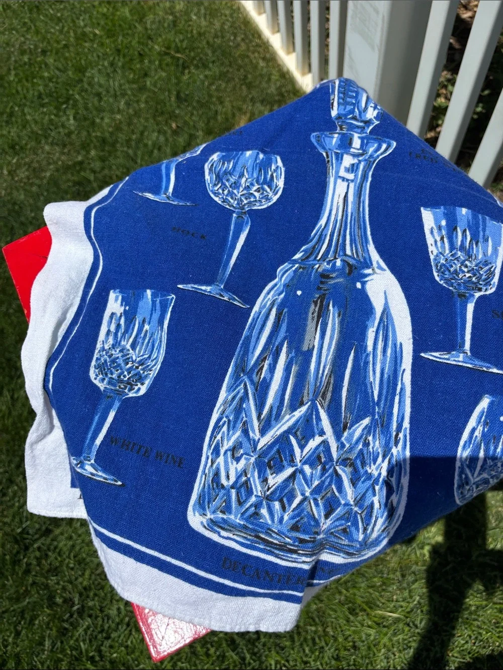Queen Elizabeth II Diamond Jubilee 2012 NWT Tea Towel, & Waterford Tea Towel